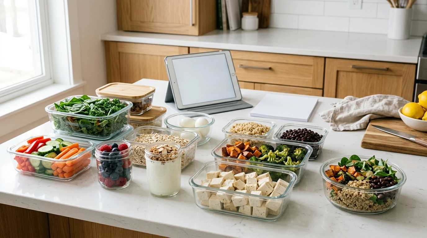 Flexible Healthy Meal Plan: 1-Week or 1-Month Recipes